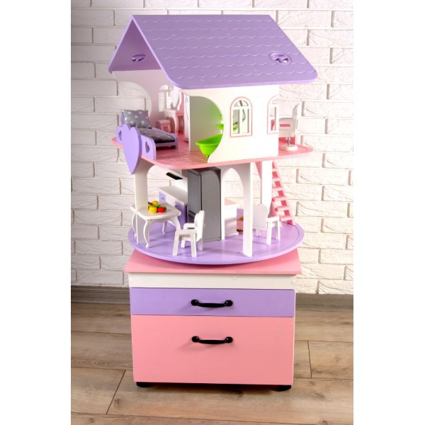 

Игровой комплекс Woodenstar WDS-01 Кукольный домик фиолетовый