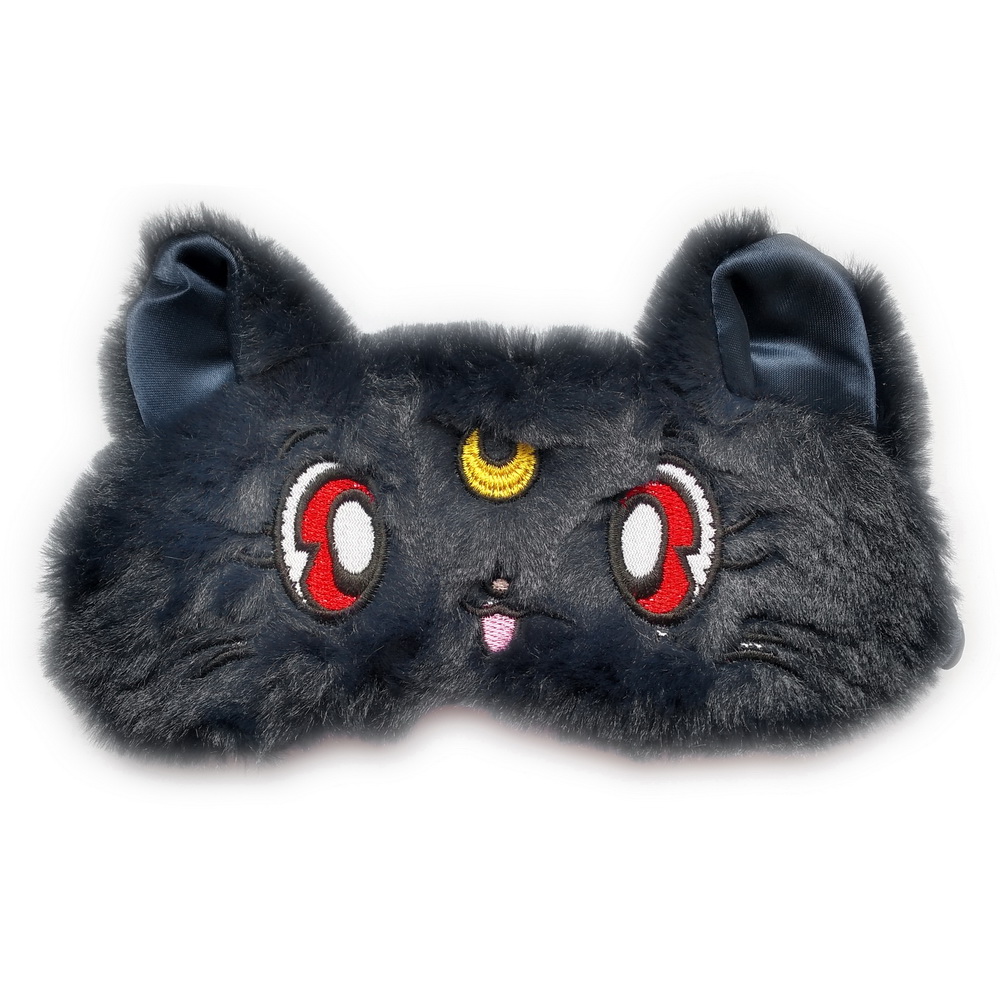 

Маска для сна + гелевый вкладыш Silenta Moon Cat Черная