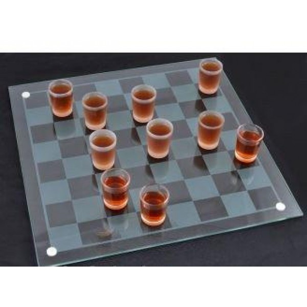 

Алкогольная игра шашки - рюмки №085м (40х40см)