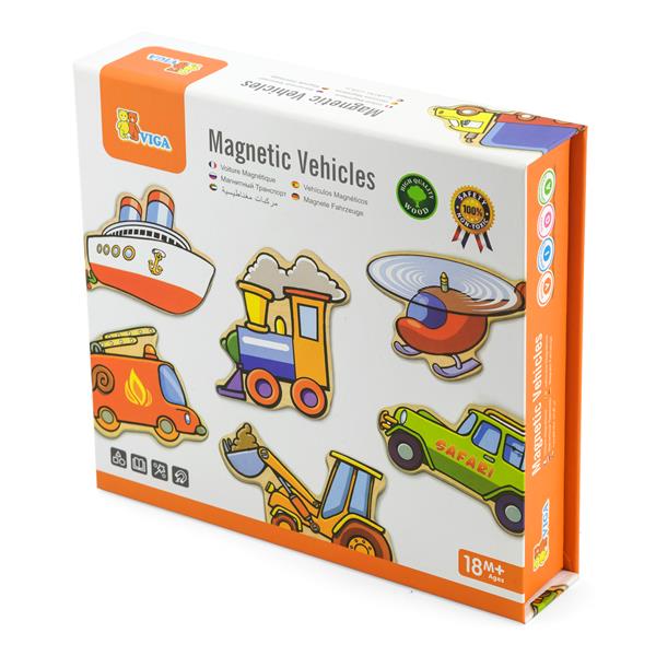 

Набір магнітів Viga Toys Транспорт, 20 шт. (58924)