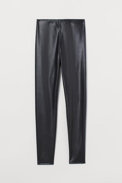 

Леггинсы из искусственной кожи H&M XS (160/64А) Черный