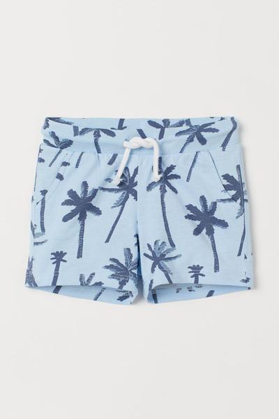 

Шорты из хлопкового трикотажа H&M 80 (80/47) Голубой/Пальмы (0824646004)