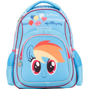 

Рюкзак школьный Kite Little Pony, 1 отделение, мягкий, голубой, LP17-518S