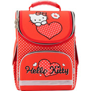 

Рюкзак школьный Kite Hello Kitty, 1 отделение, каркасный, красный, HK17-501S-1