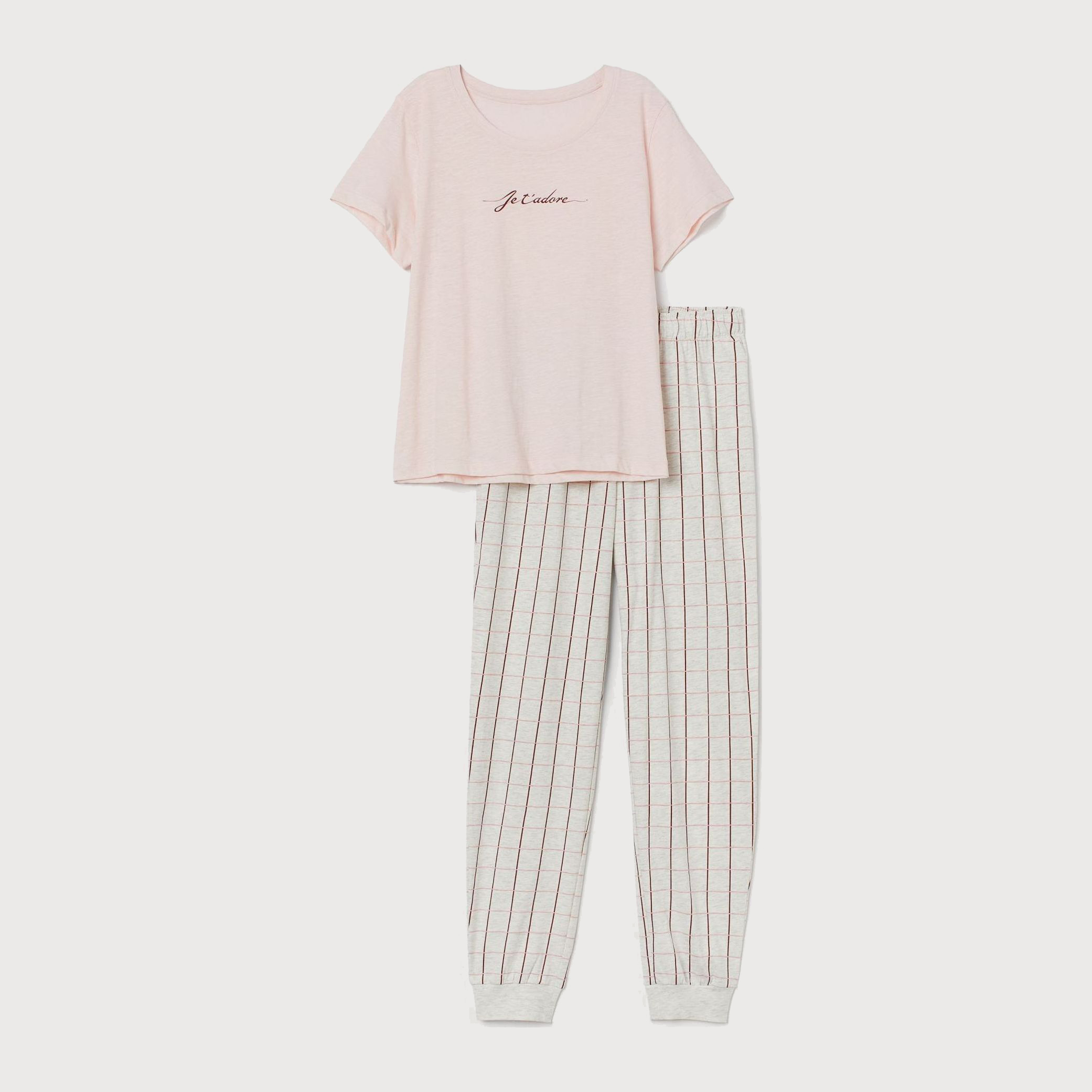

Пижама H&M 2303-778745 L Пудрово-серая