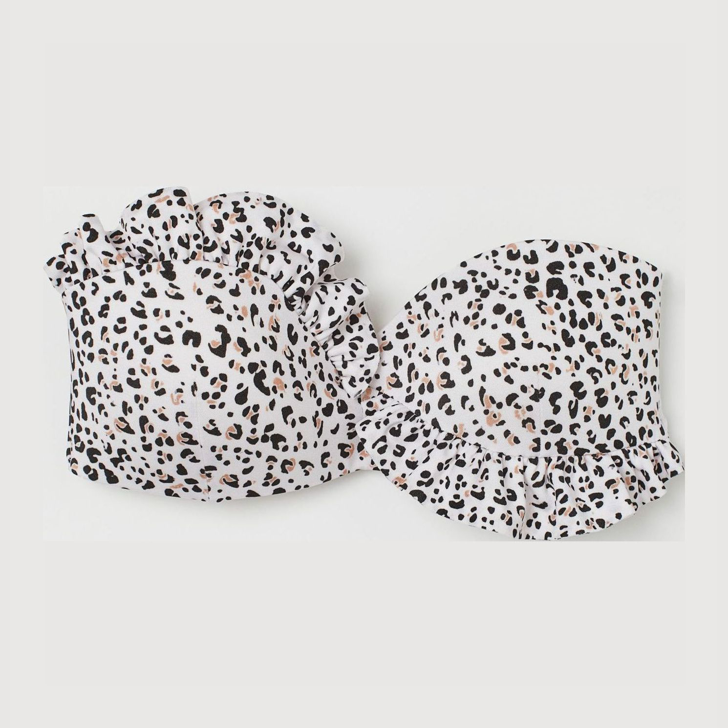 

Верхняя часть купальника H&M 2303-8329941 36 Белая леопард