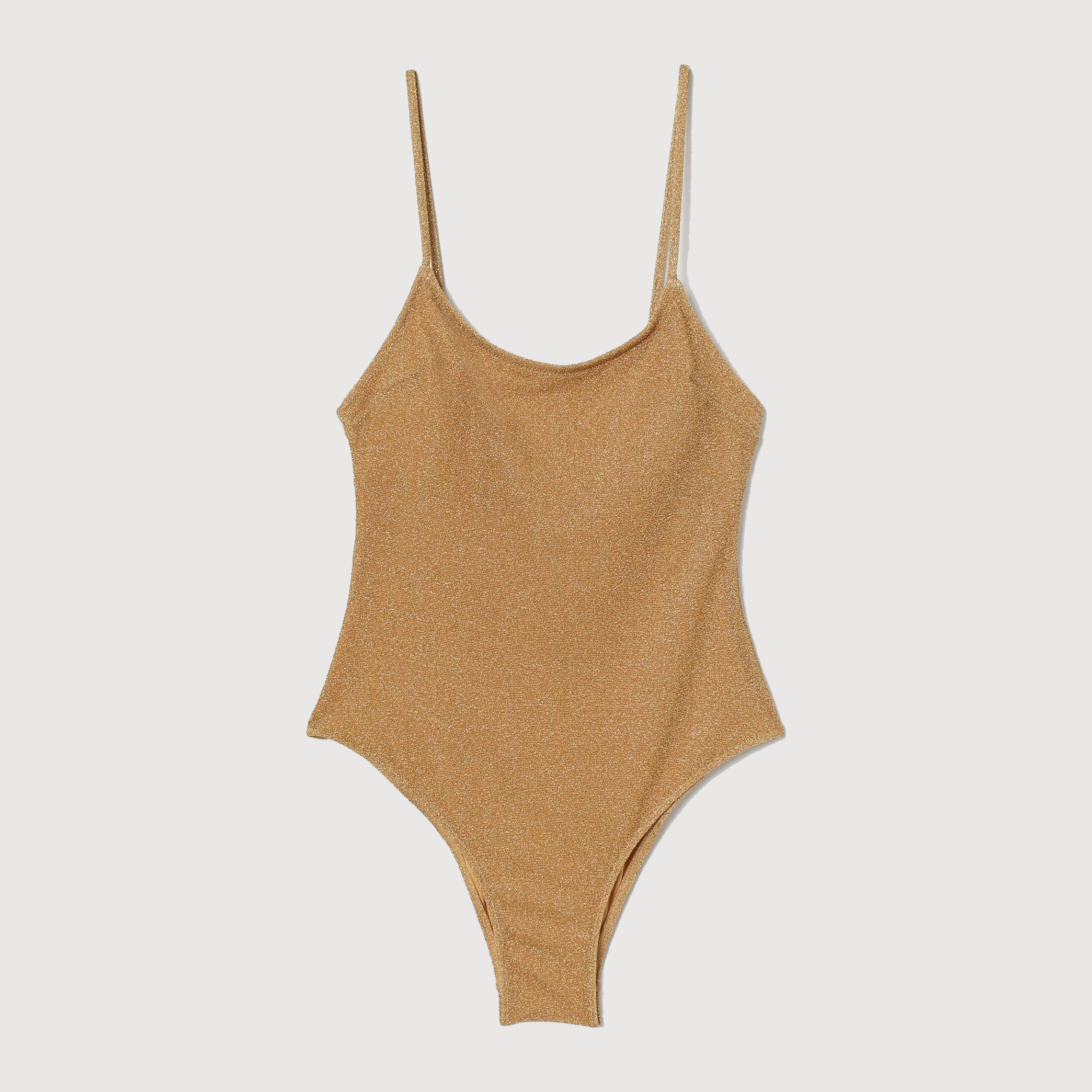 

Купальник слитный женский H&M 403-8014521 36 Золотистый