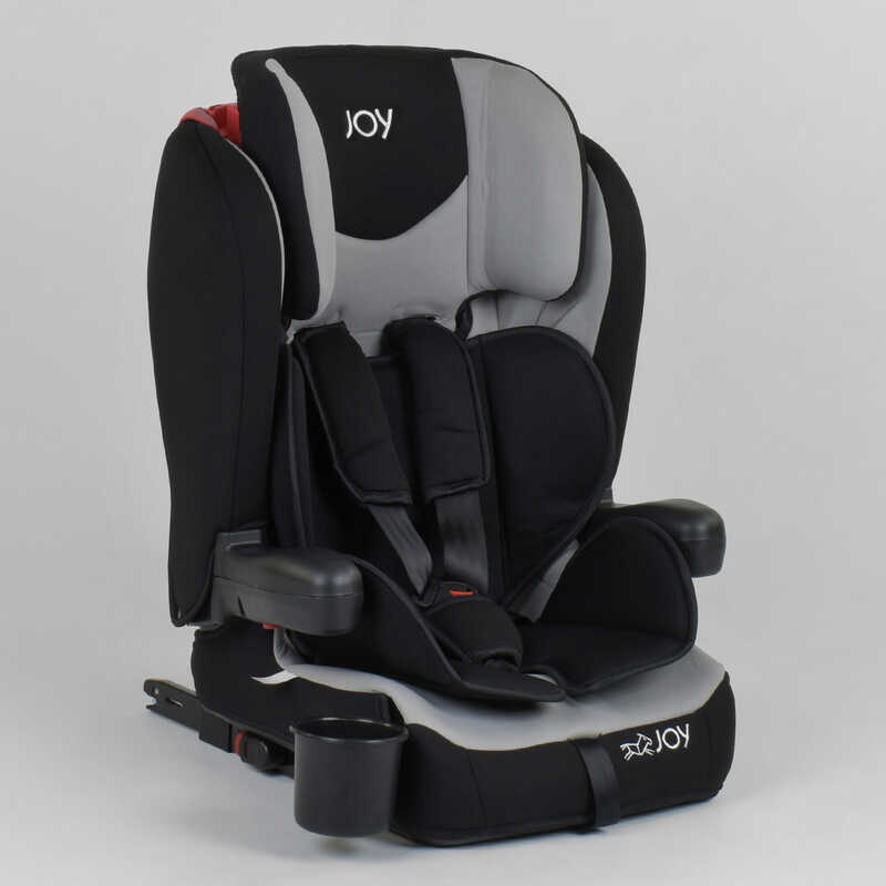 

Детское автокресло JOY 38148 универсальное, ISOFIX, группа 1/2/3 (9-36 кг) Black/Grey (88164)