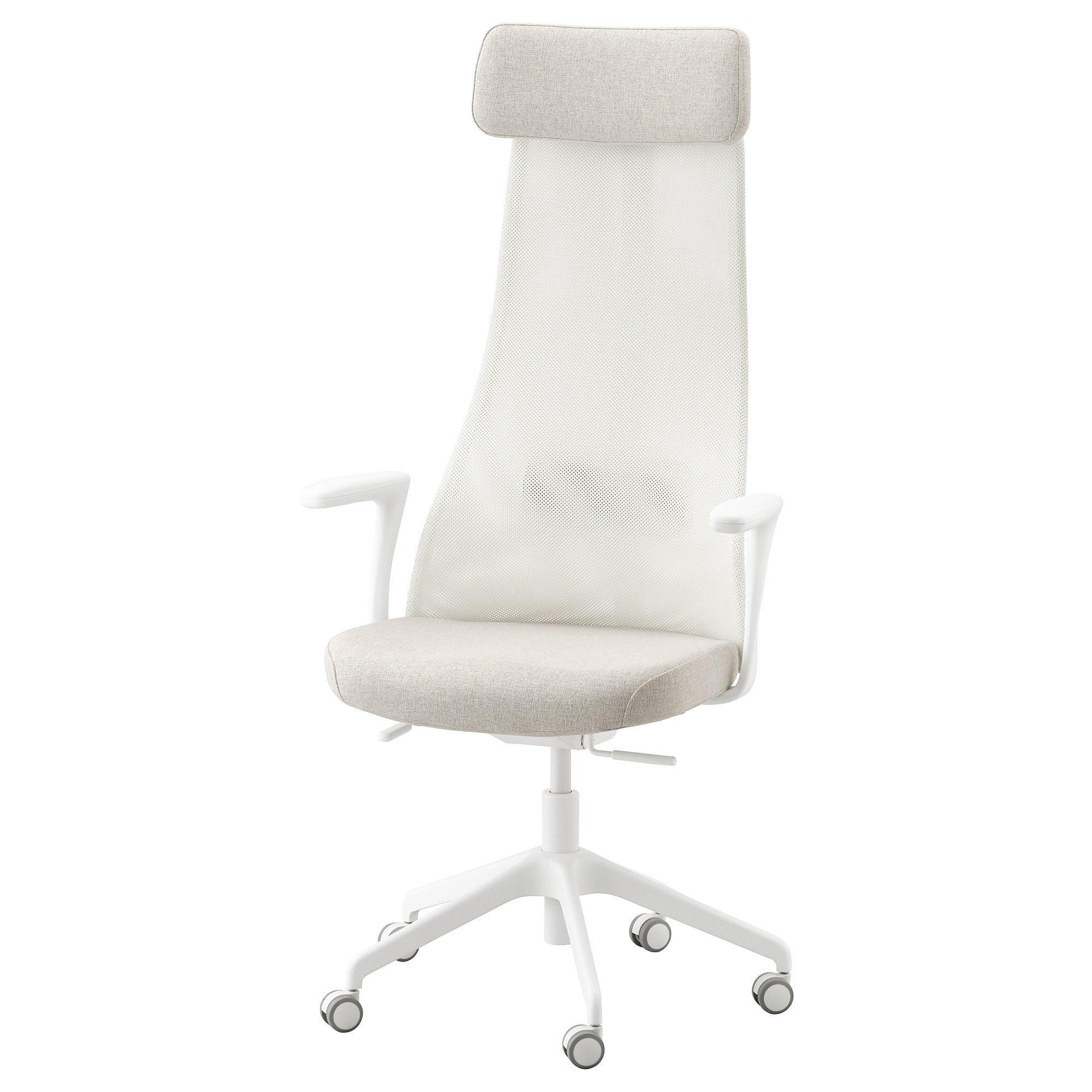 

Офісне крісло з підлокітниками IKEA JARVFJALLET бежевий/білий (592.971.98)