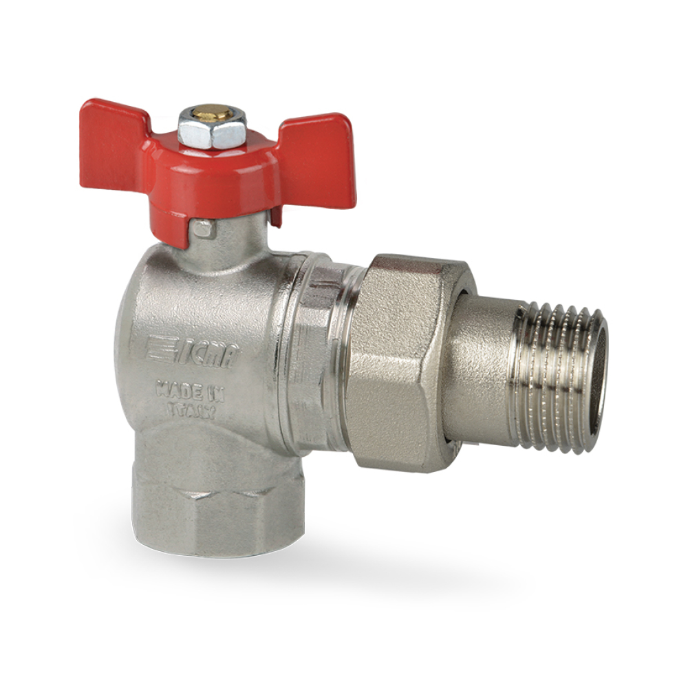 

Кран шаровой Icma FAR. ROSSA 1" угловой №361