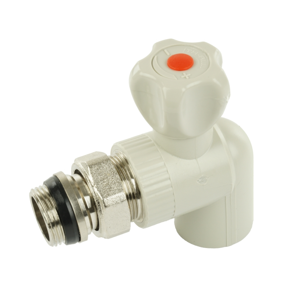 

Кран шаровой радиаторный PPR Thermo Alliance 20х1/2" угловой