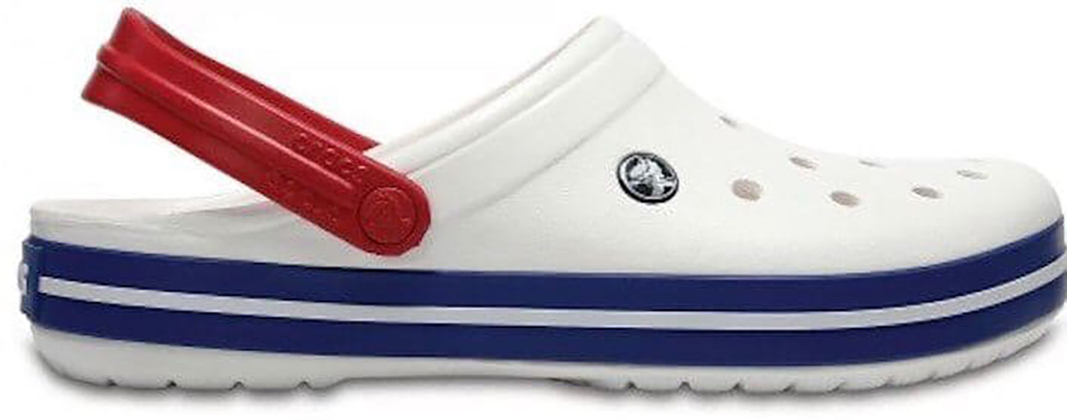 

Сабо Crocs Crocband Mens CS - М10/W12 (43) длина стопы 27.6-28.3см WhiteBlue