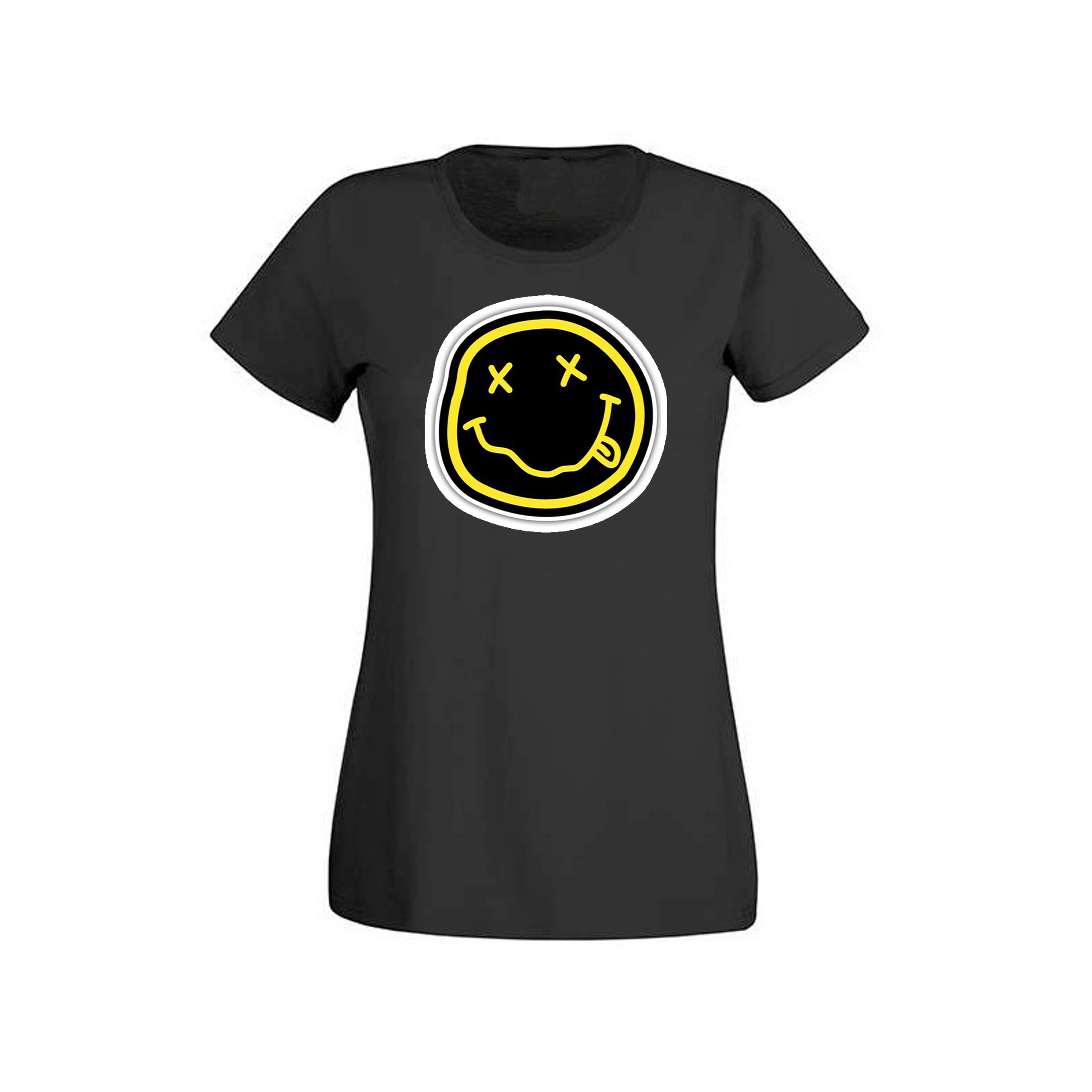 

Футболка женская ArtSvet черный смайлик (black smile) Черный 2XL ZHFDOGART