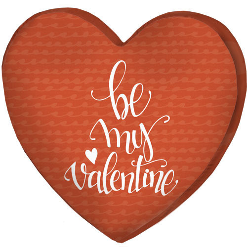 

Подушка сердце 3D Presentville Be my Valentine 40х40х7,5 см