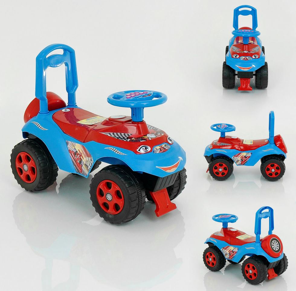 

Каталка-толокар D-Toys Автошка музыкальный красно-синий T-013117