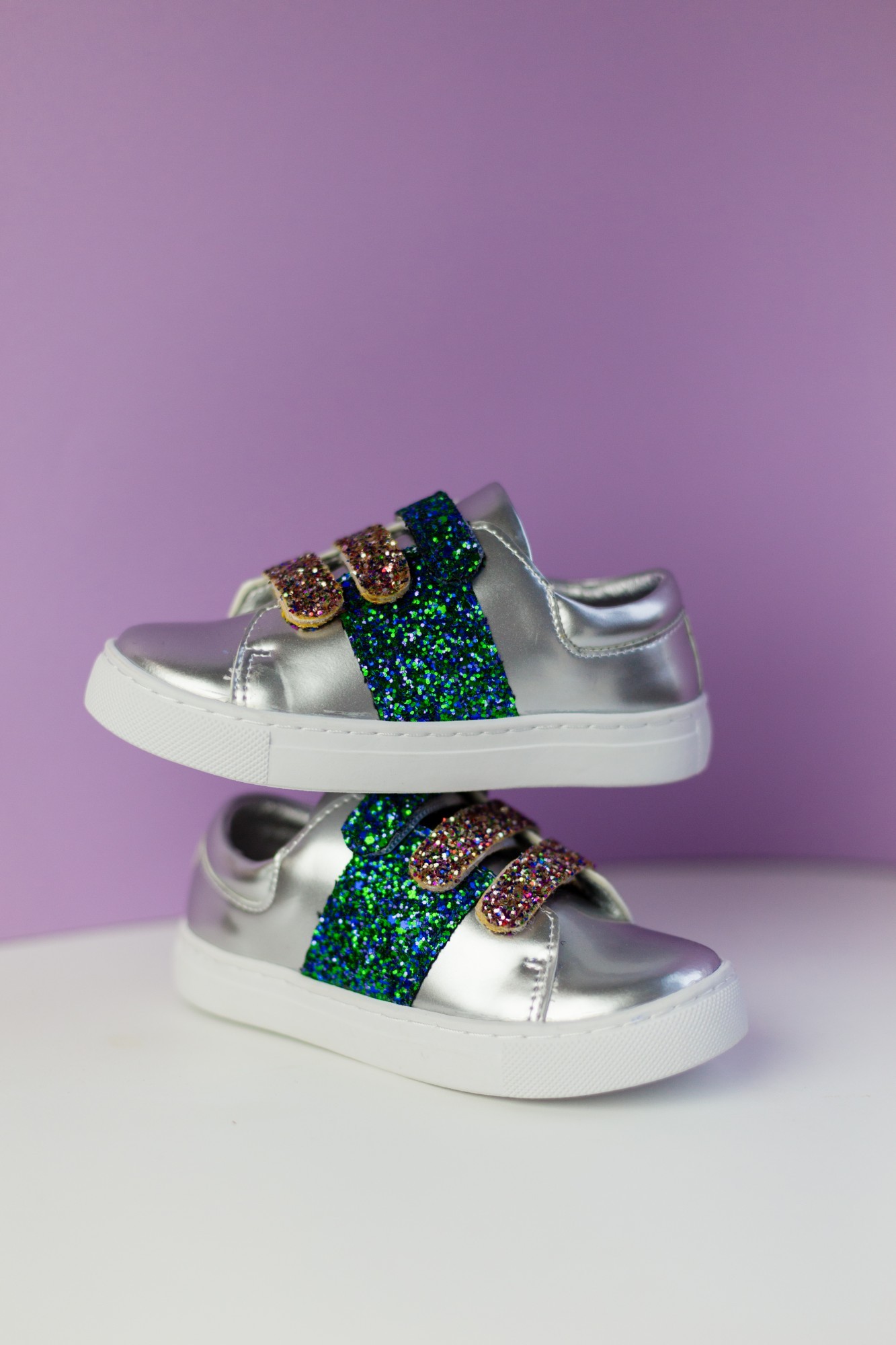 

Кеды EVIE shoes Saba 35 Silver Glitter (122-1L 35)