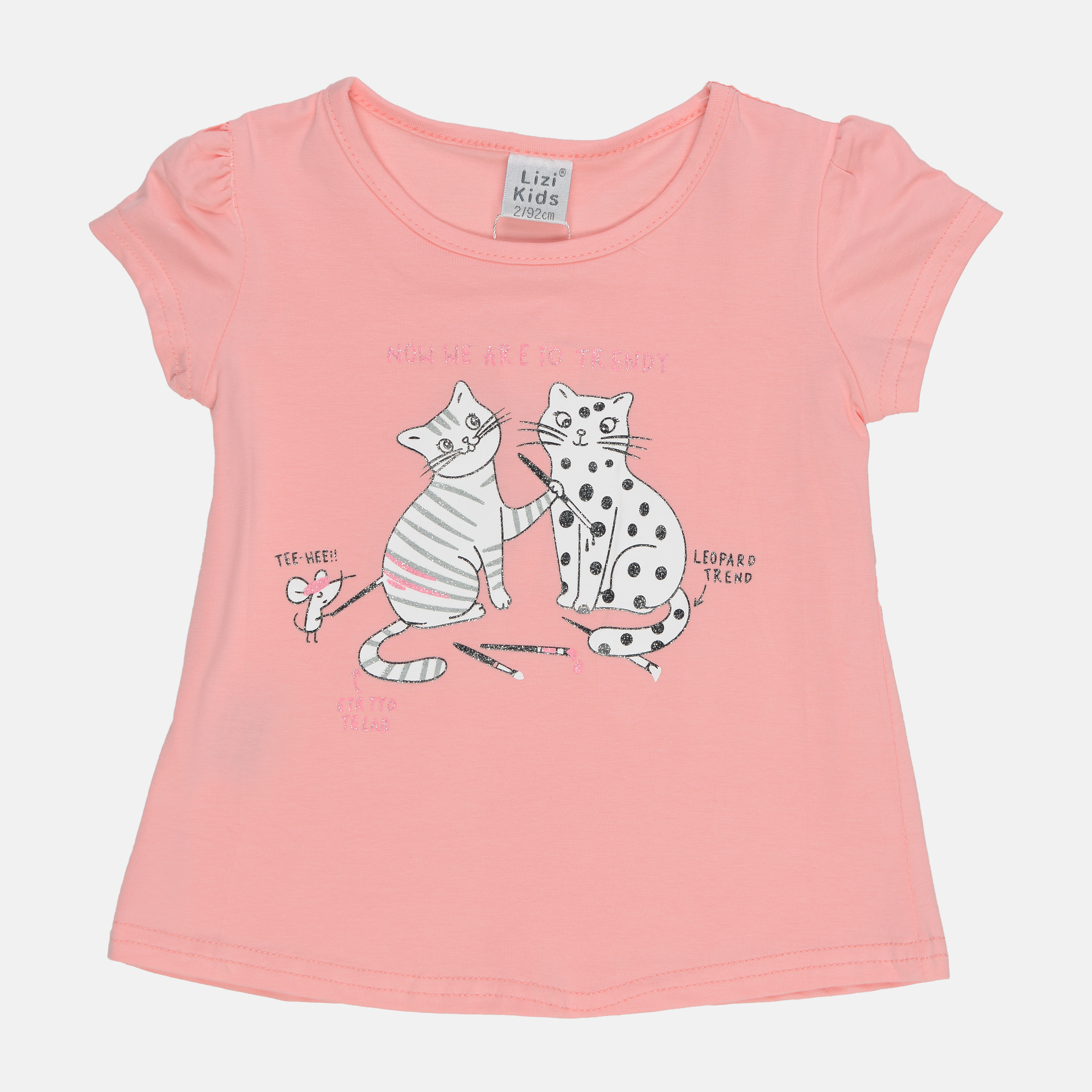 

Футболка Lizi Kids Z 182 104 см Персиковая