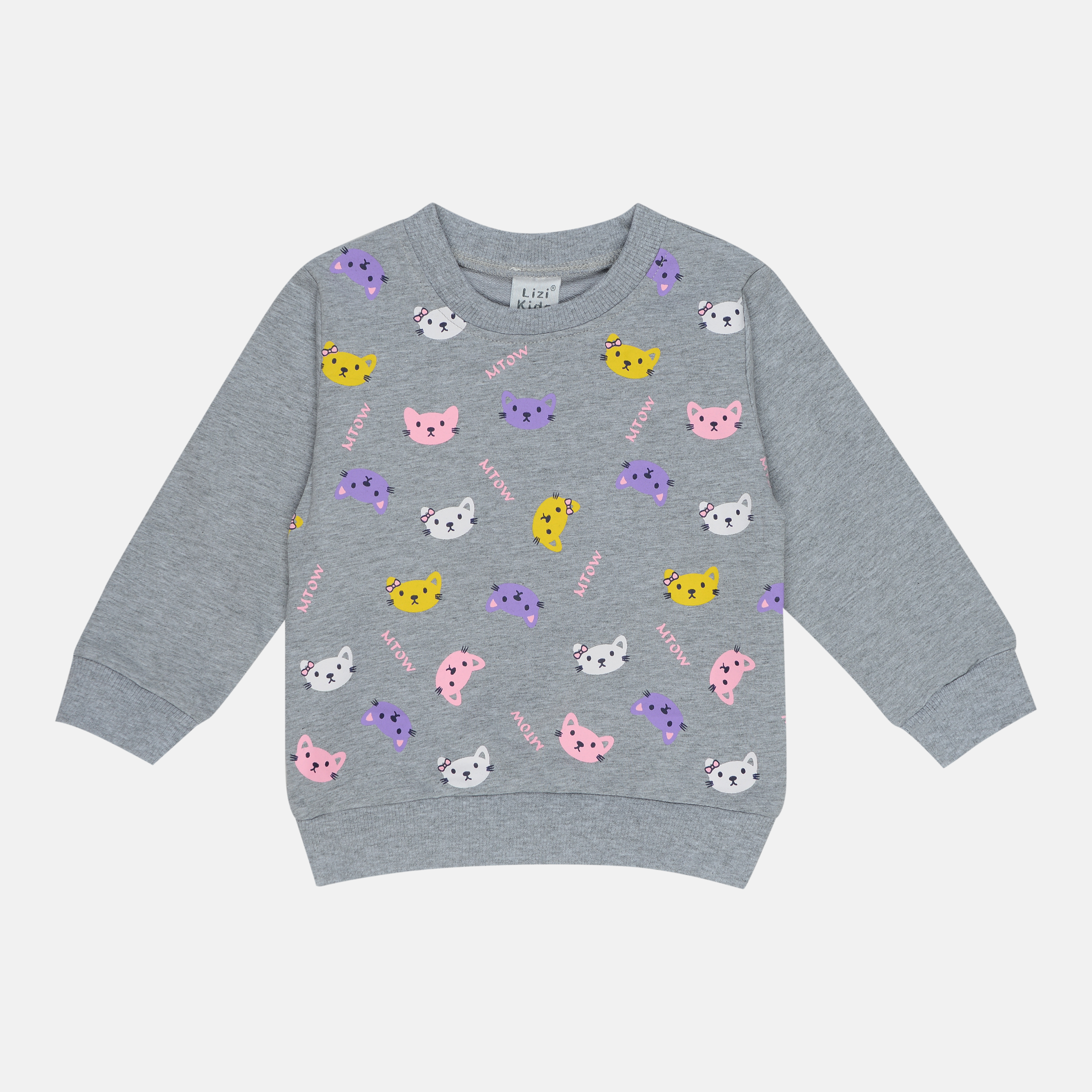 

Свитшот Lizi Kids 8137 92 см Серый