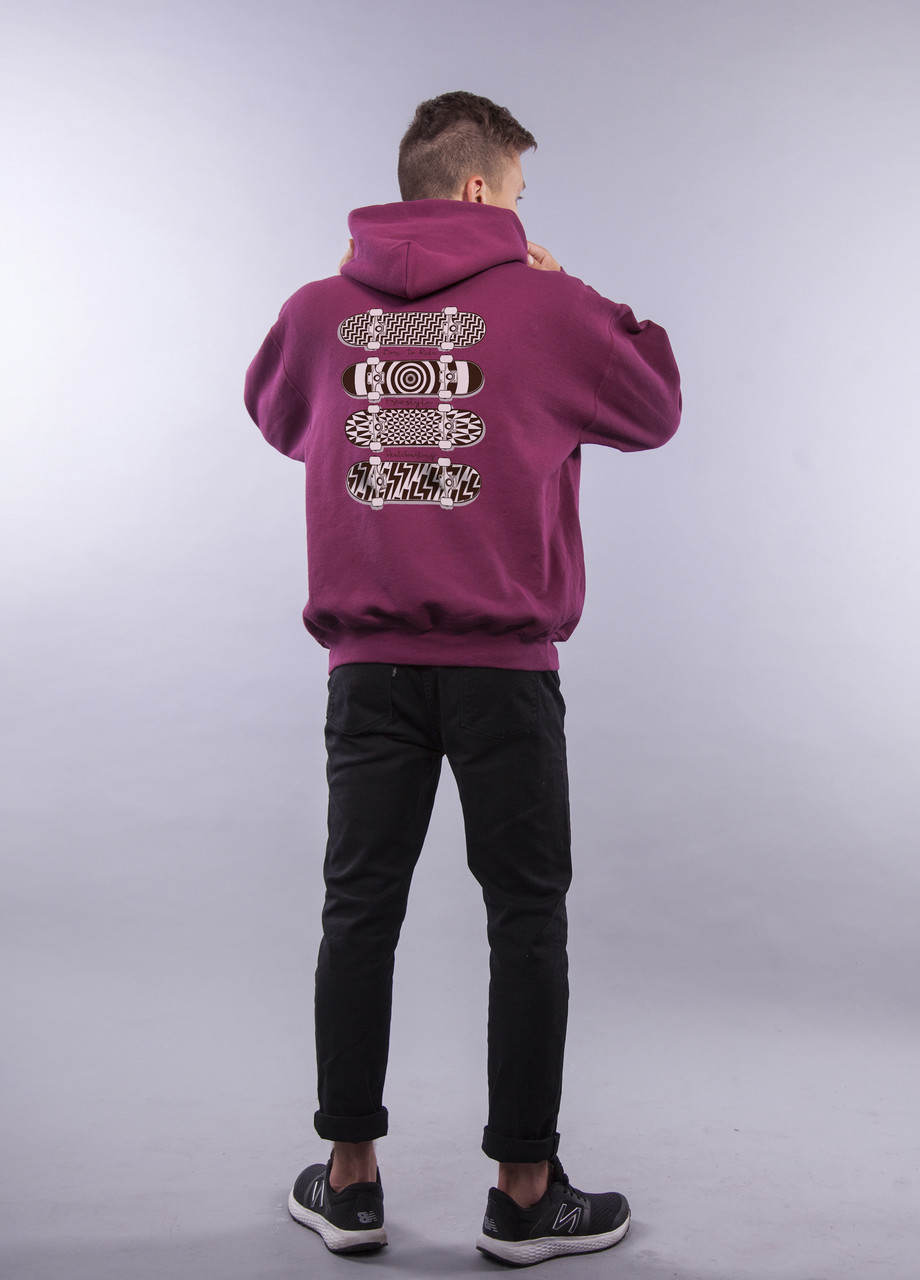 

Толстовка Бордовая LOYS "Skateboard" XXL