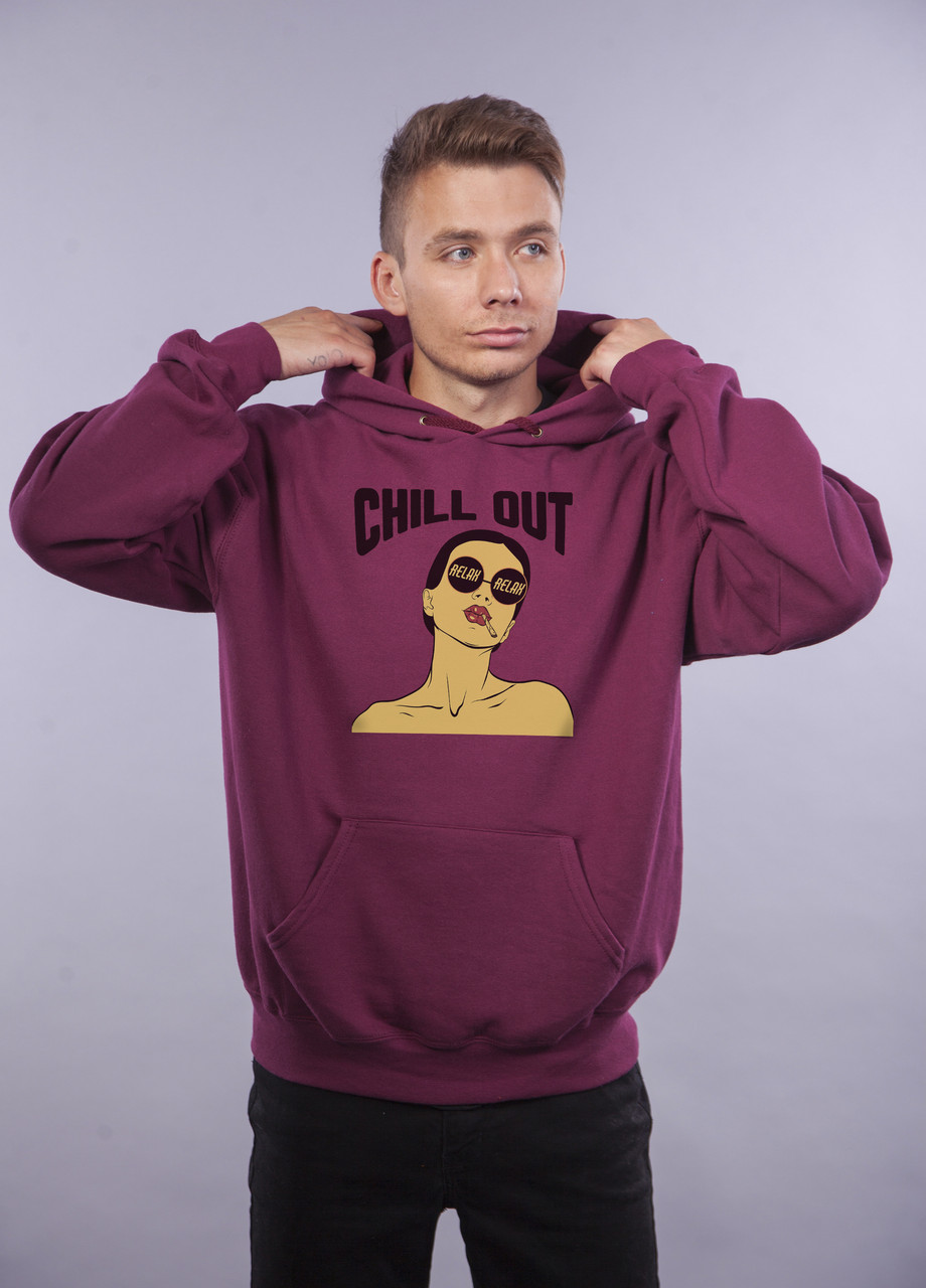 

Толстовка Бордовая LOYS "Chill out" XXL