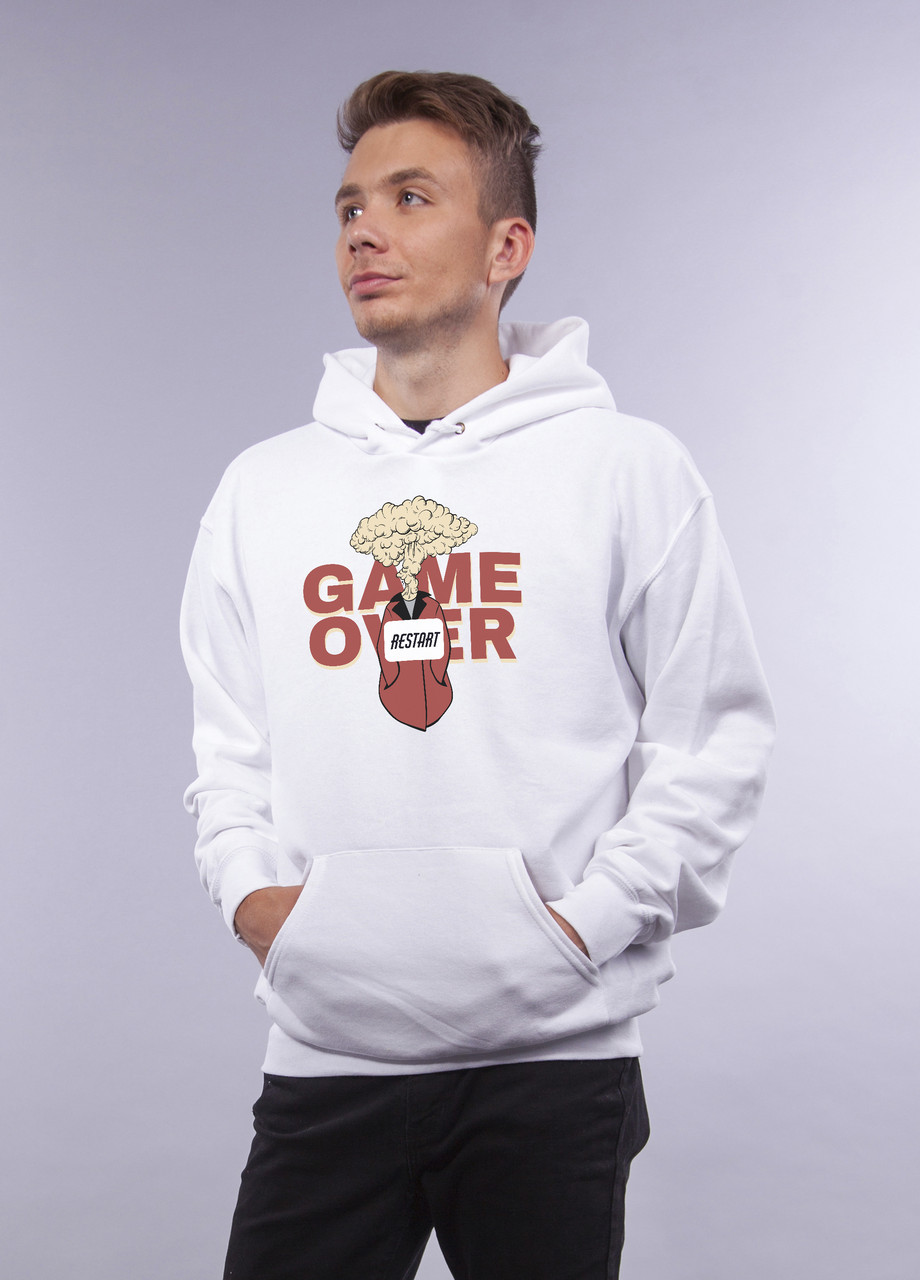 

Толстовка белая LOYS "Game Over" XXL