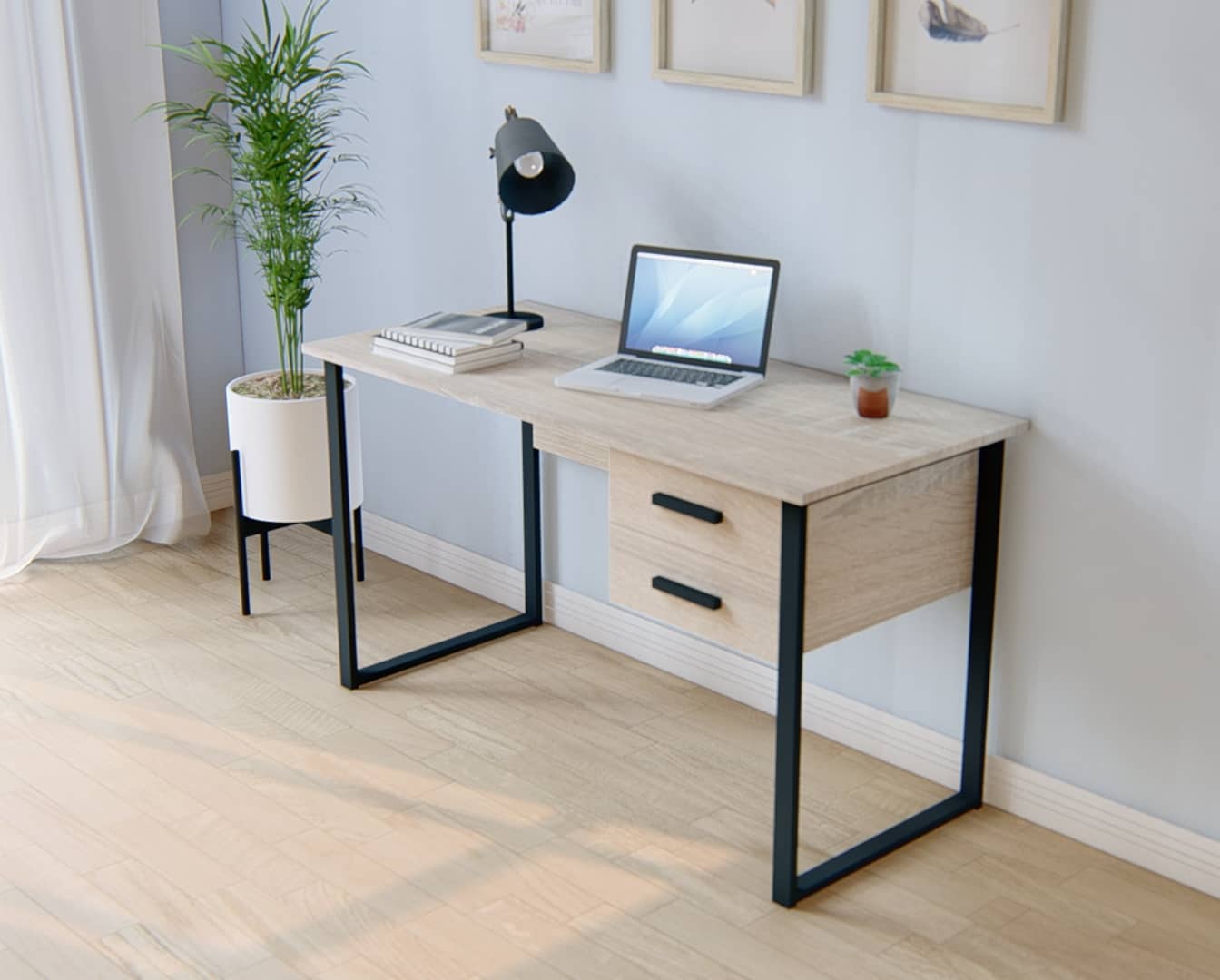 

Компьютерный стол Mister Loft Damir Sonoma 1307075