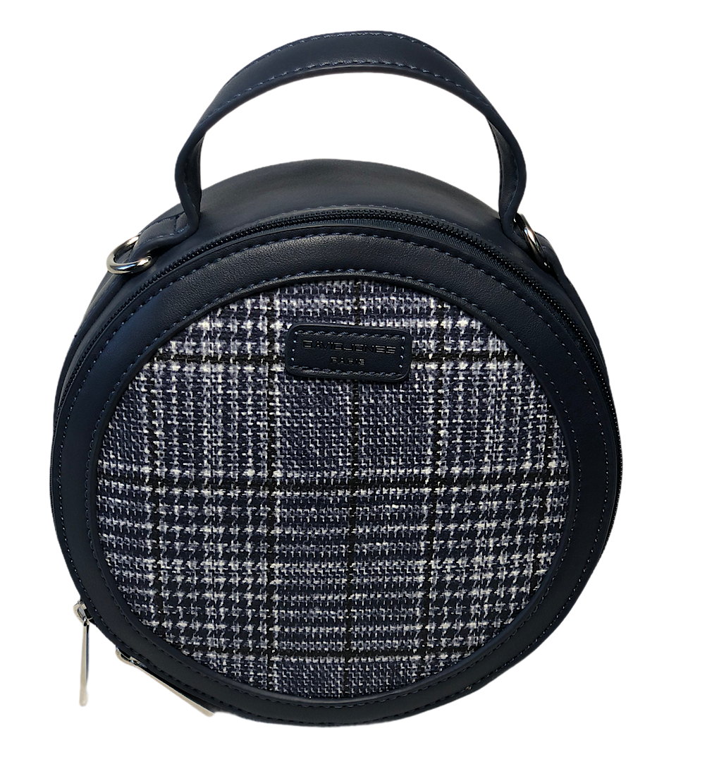 

Сумка жіноча кругла 6174-2Т синій