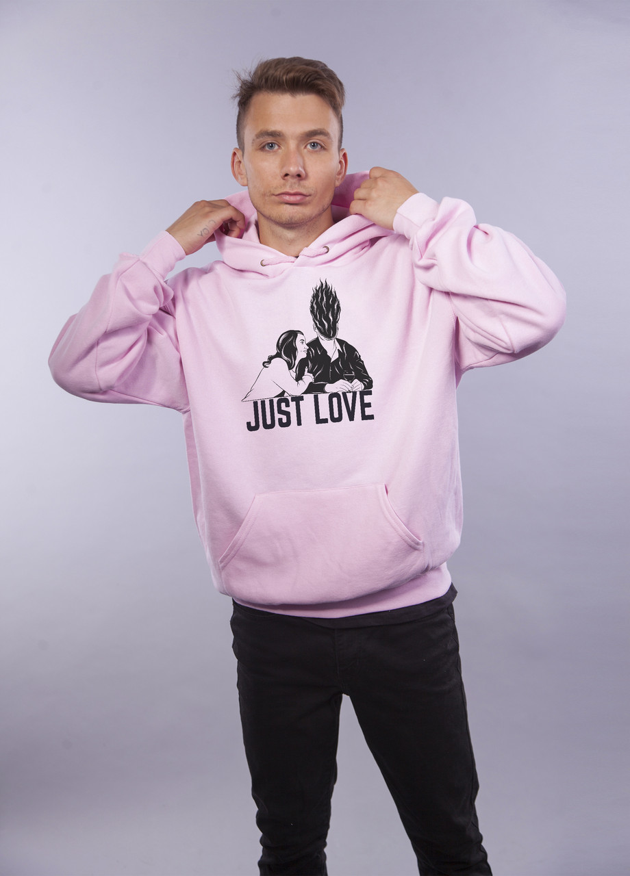 

Толстовка Розовая LOYS "Just Love" XXL