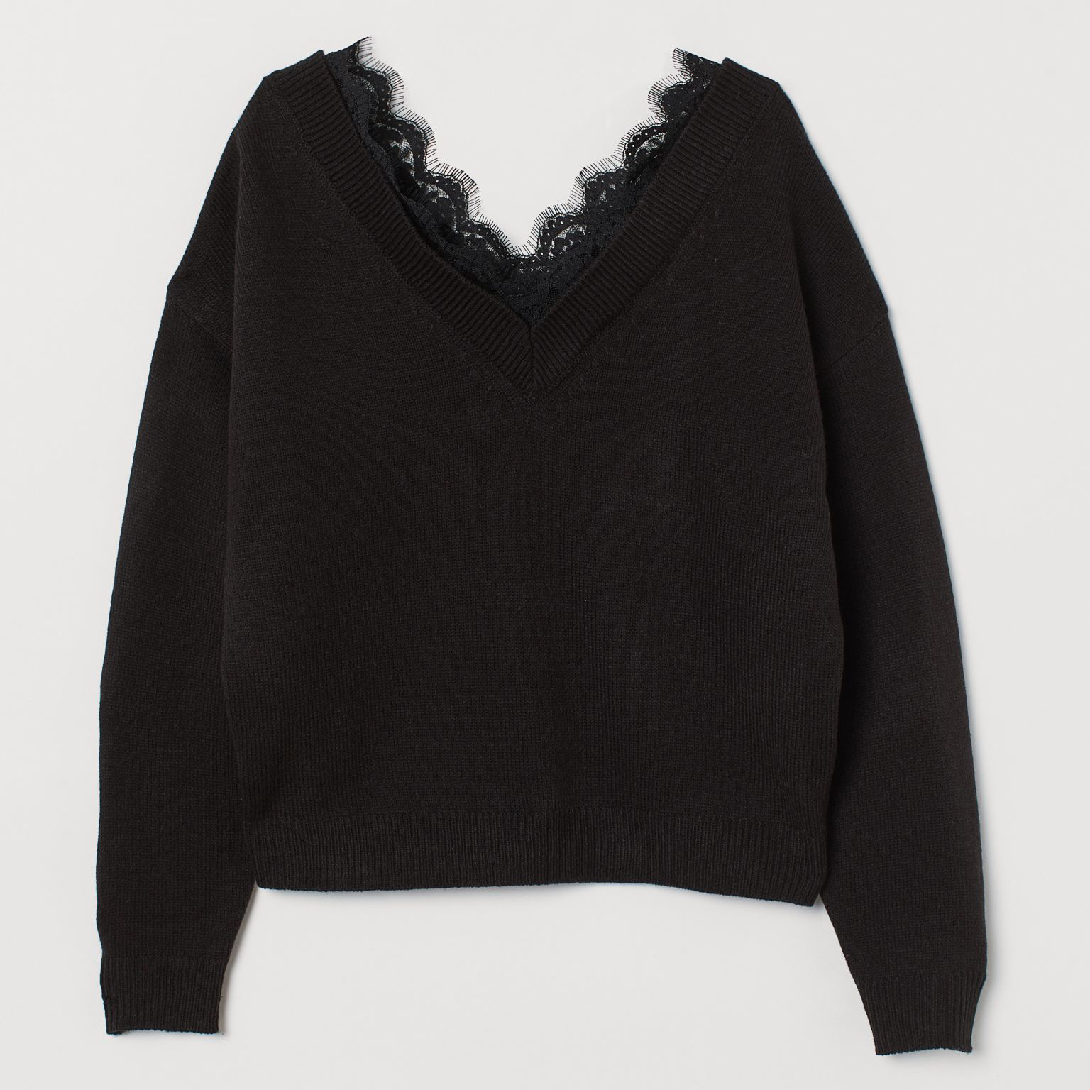 

Пуловер H&M 1204-8768301 S Черный