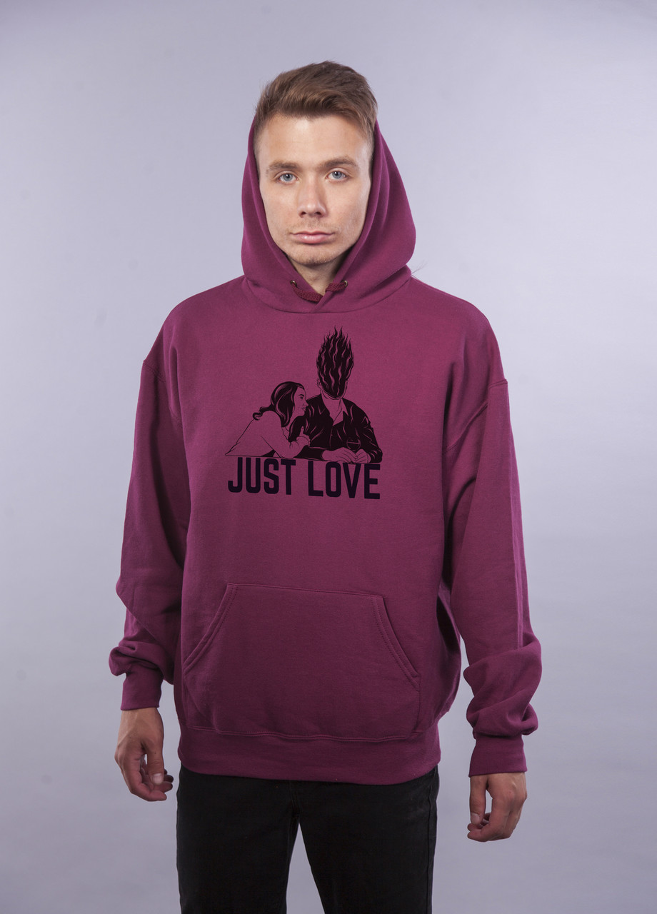 

Толстовка Бордовая LOYS "Just Love" XXL