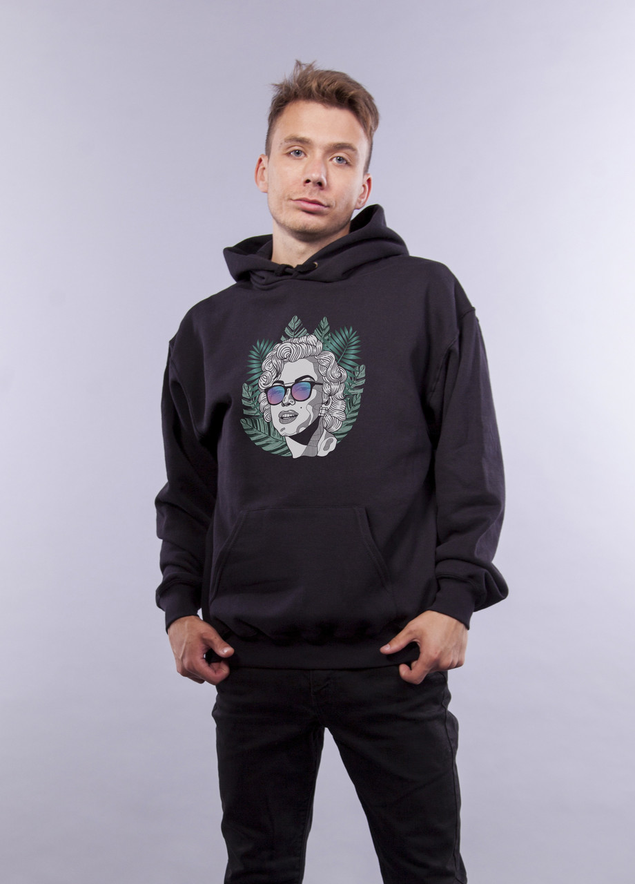 

Толстовка Чёрная LOYS "Monro in leafes" XXL