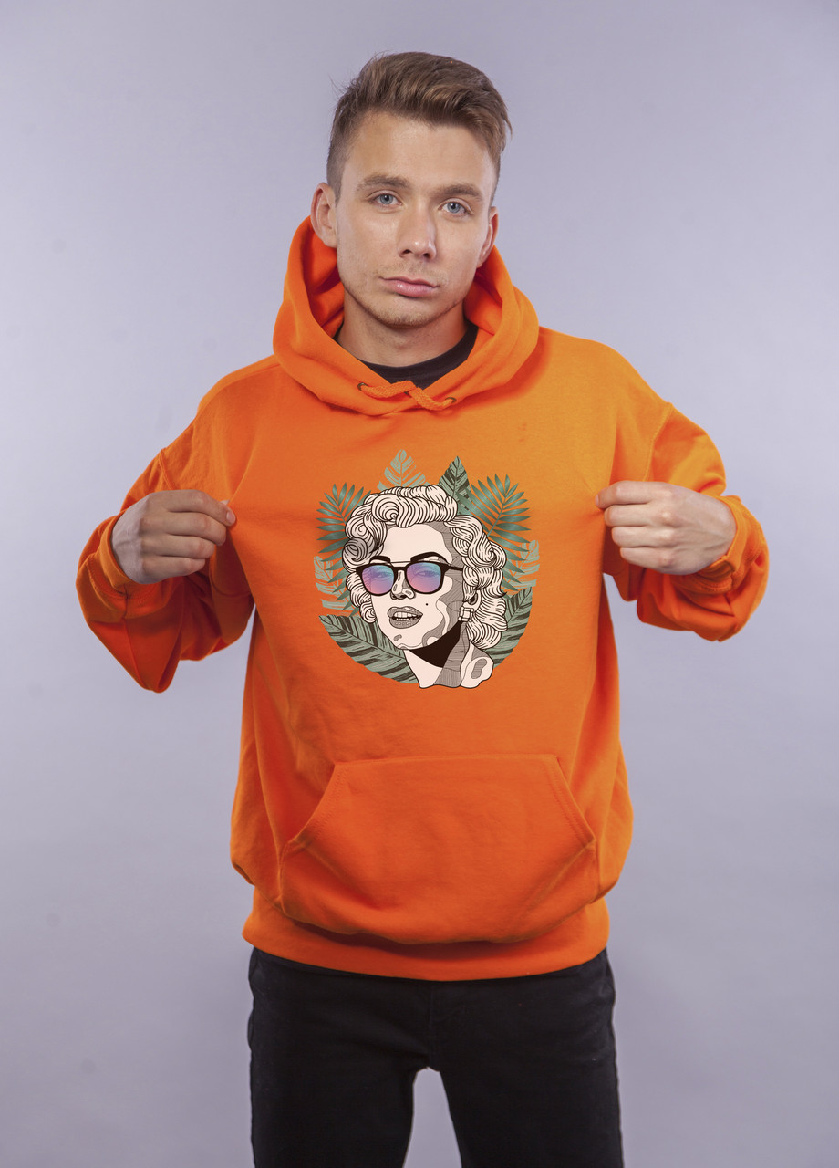 

Толстовка Оранжевая LOYS "Monro in leafes" XXL