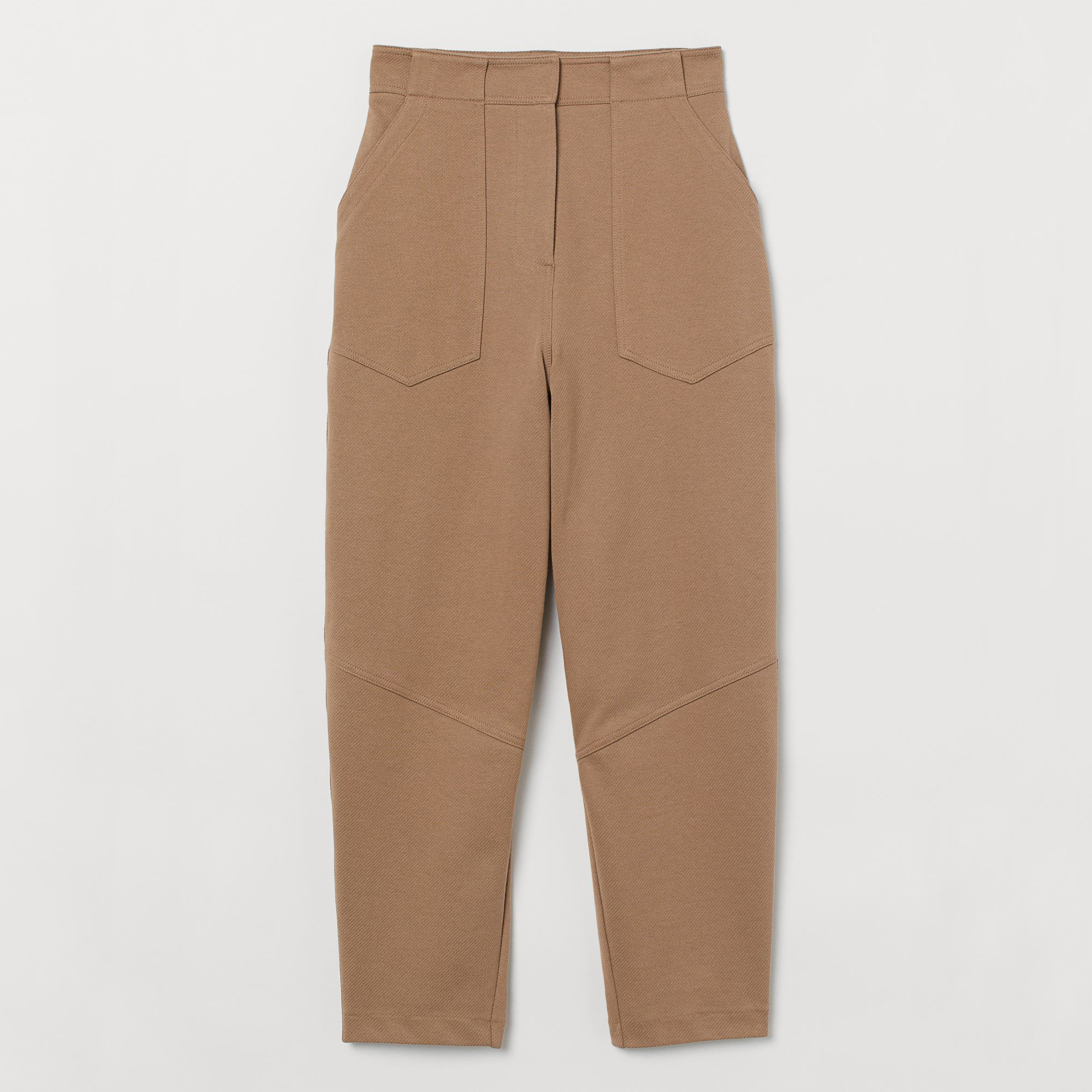 

Брюки H&M 604-8852311 XL Темно-бежевые