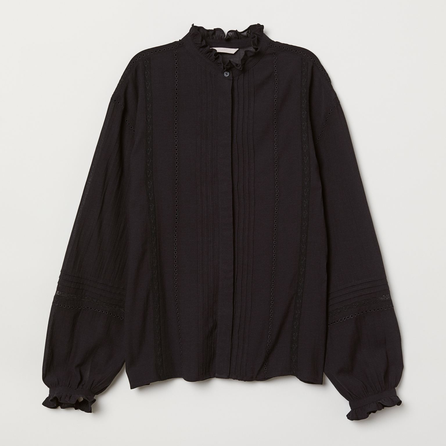 

Блузка H&M 804-6786358  Черная, Блузка H&M 804-6786358 36 Черная
