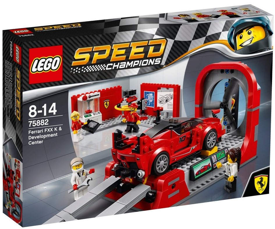 

Lego Speed Champions Феррари FXX K и Центр разработки и проектирования 75882