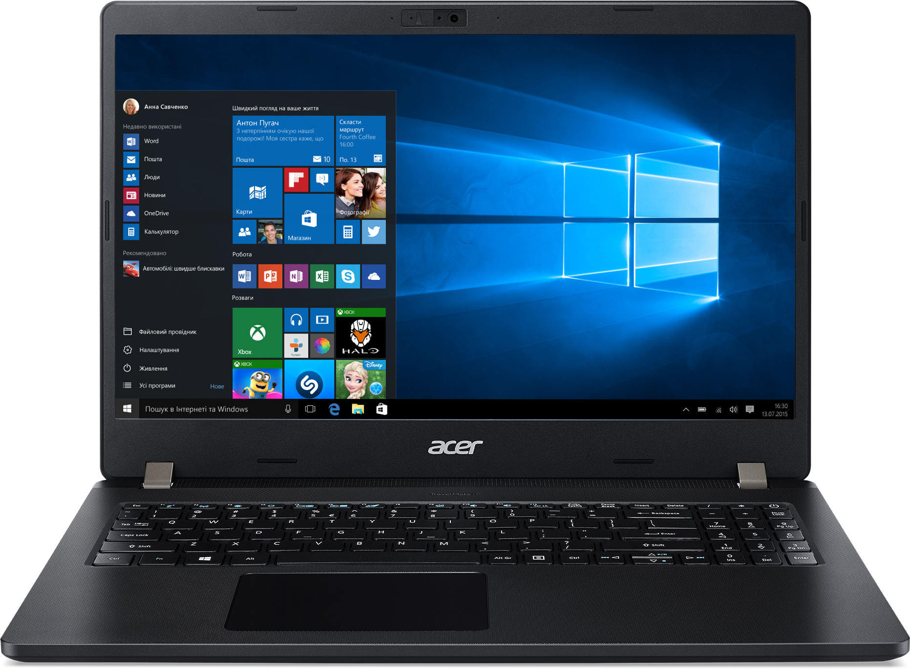 

Ноутбук Acer TravelMate P2 TMP215-53-50HU (NX.VPVEU.007) Shale Black