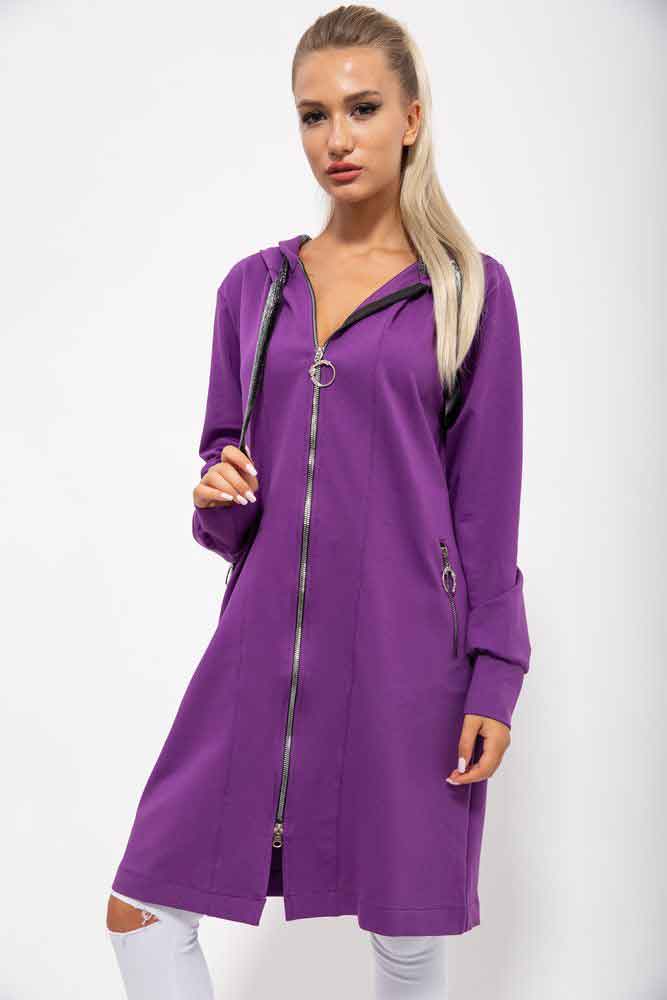 

Толстовка женская 102R077 цвет Фиолетовый S-M