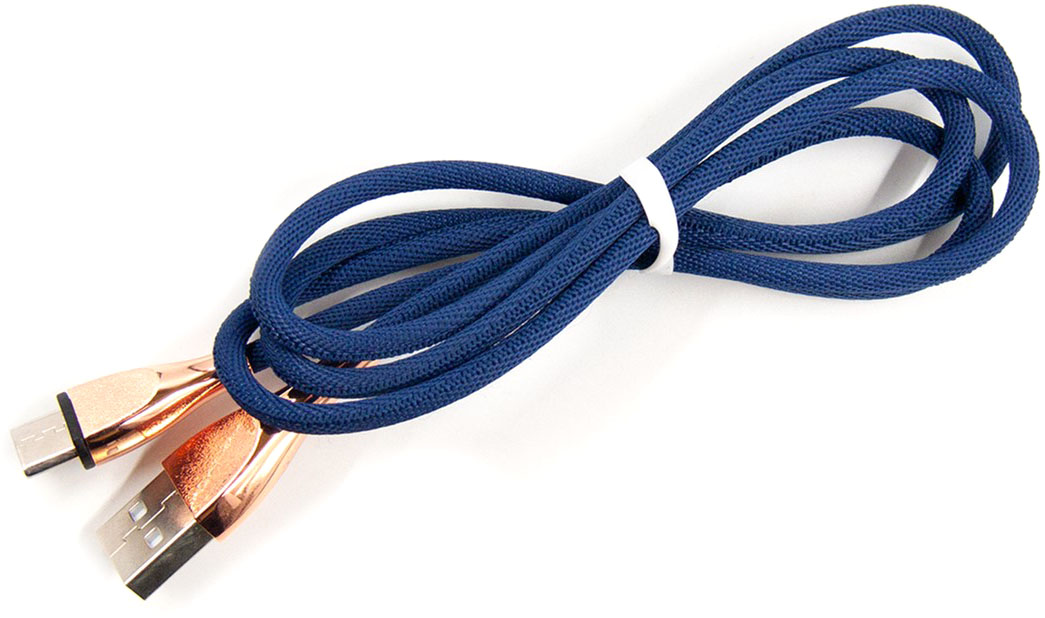 

Кабель Dengos USB - Type-C 1 м Blue (NTK-TC-SET-DBLUE)