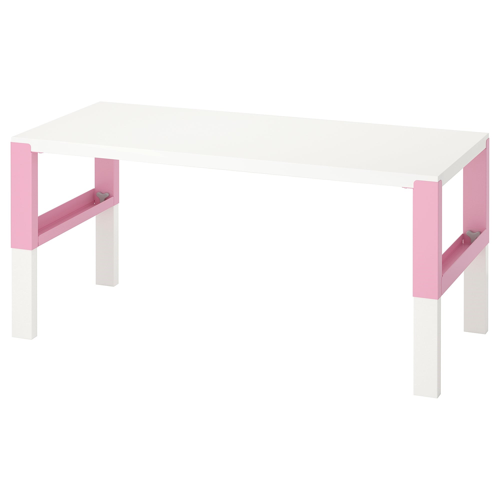 

Письмовий стіл IKEA PAHL 128х58 см біло-рожевий (291.289.51)
