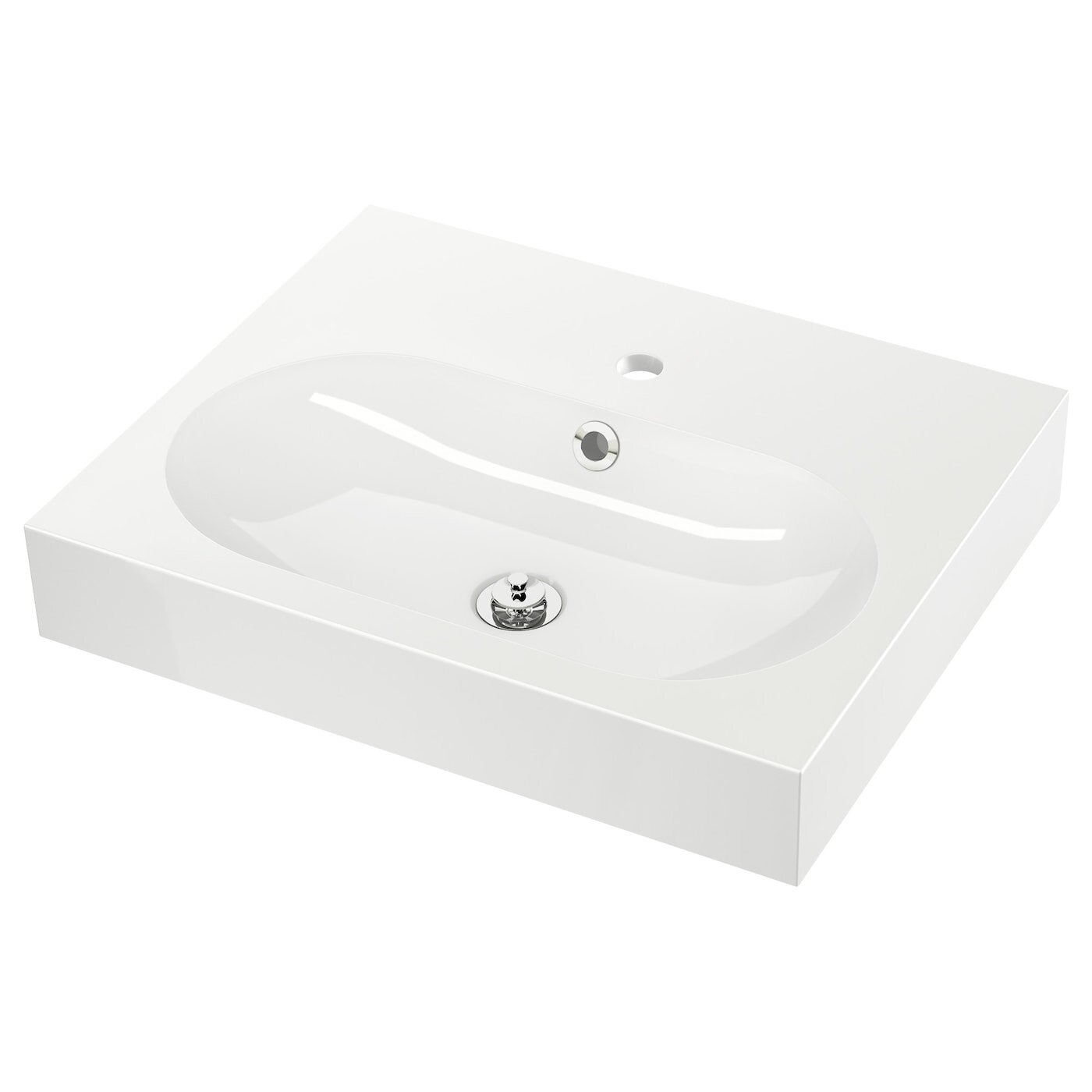 

Одинарна раковина IKEA BRAVIKEN 61x49x10 см (301.955.48)