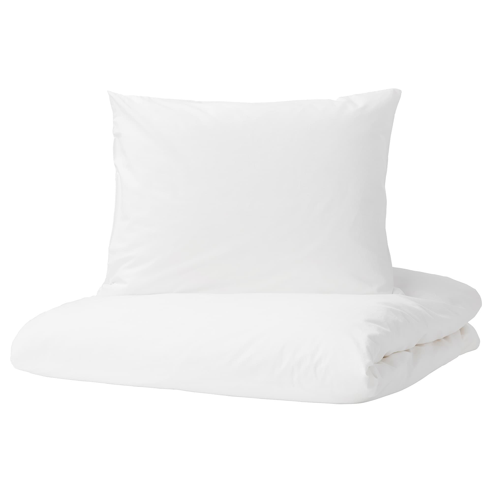 

Комплект постільної білизни IKEA DVALA білий (203.779.59)