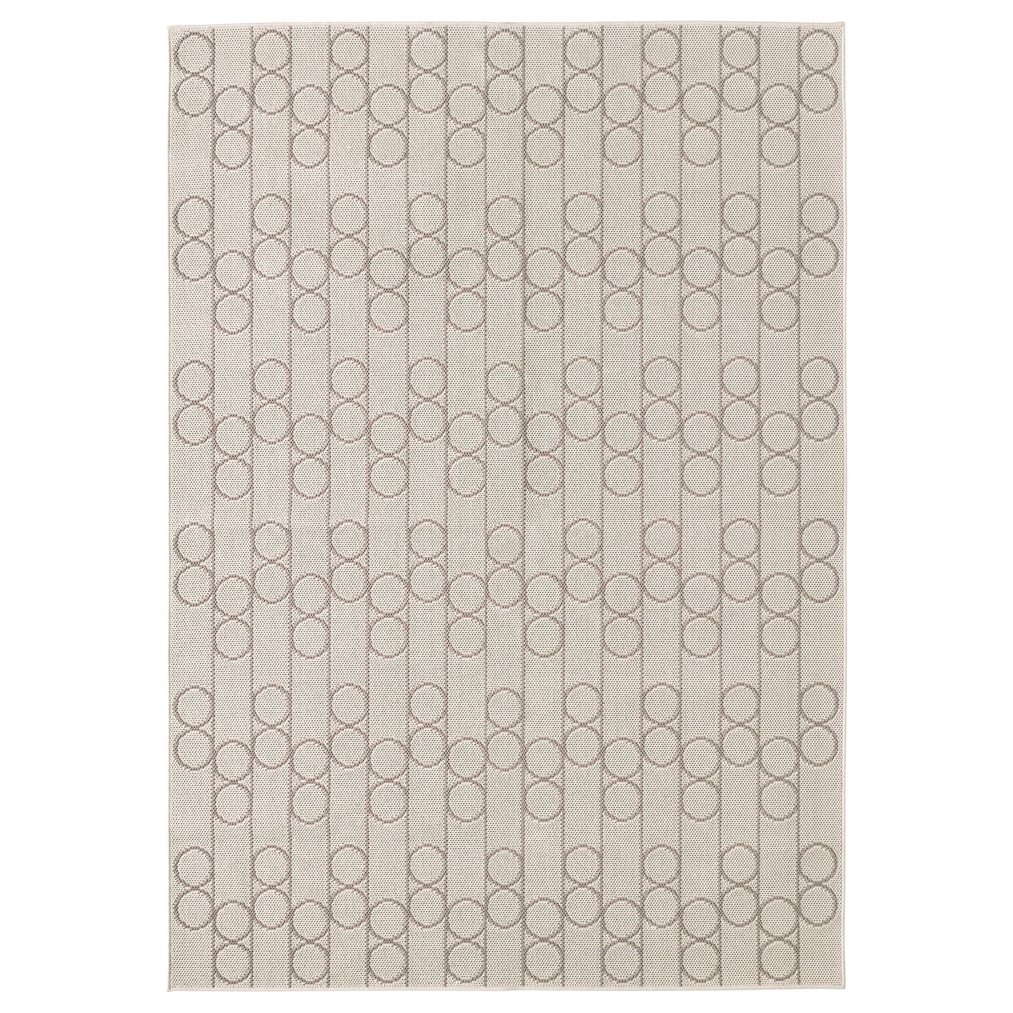 

Килим безворсий IKEA RINDSHOLM 160х230 см бежевий (104.480.52)
