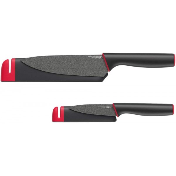 

Набор из 2 ножей в чехлах Joseph Joseph 10146 Slice&Sharpen со встроенной ножеточкой 3,5" и 6"