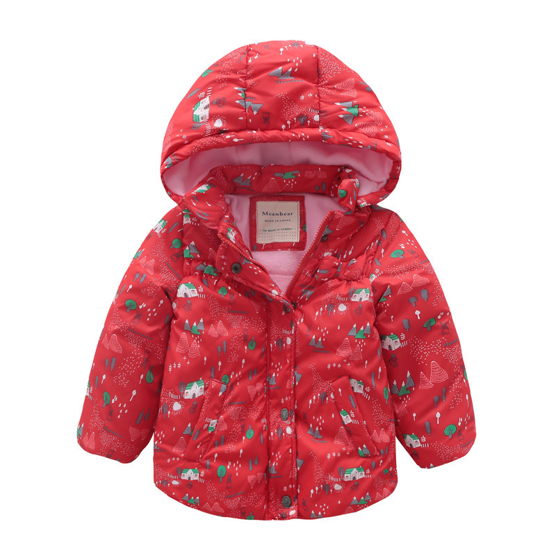 

Куртка для девочки Дом Meanbear (100) Красный