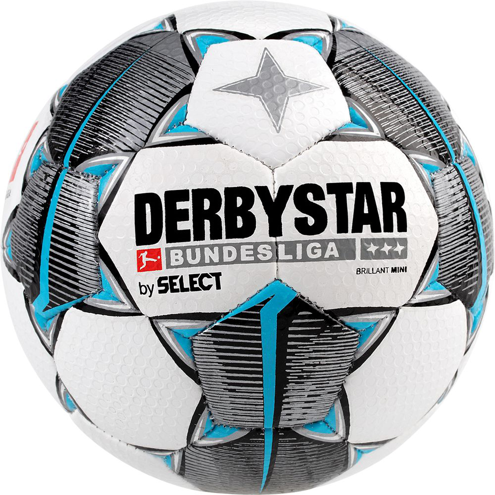 

Мяч футбольный Select Derbystar MB BL Brillant mini (147) 47 см White-Black-Grey (4030793088660)