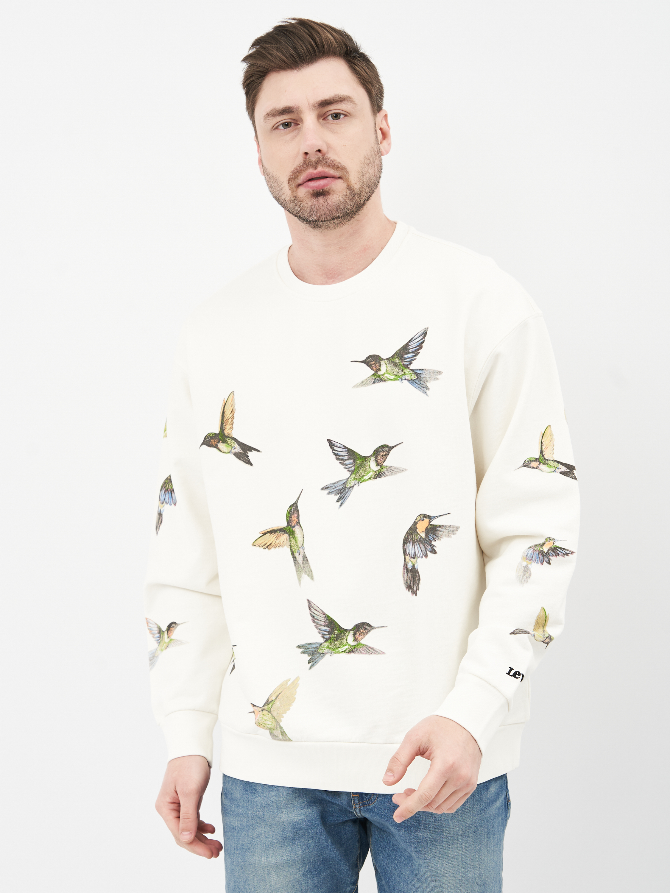 

Свитшот Levi's Relaxed Crew Sweatshirt Humming Bird Ma 87467-0000 XL