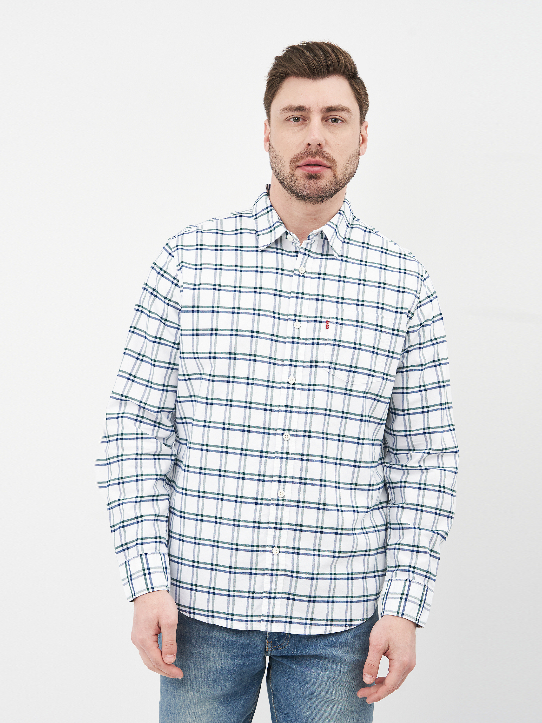 

Рубашка Levi's Classic 1 Pkt Standard Nate Forest Biom 85748-0061 M