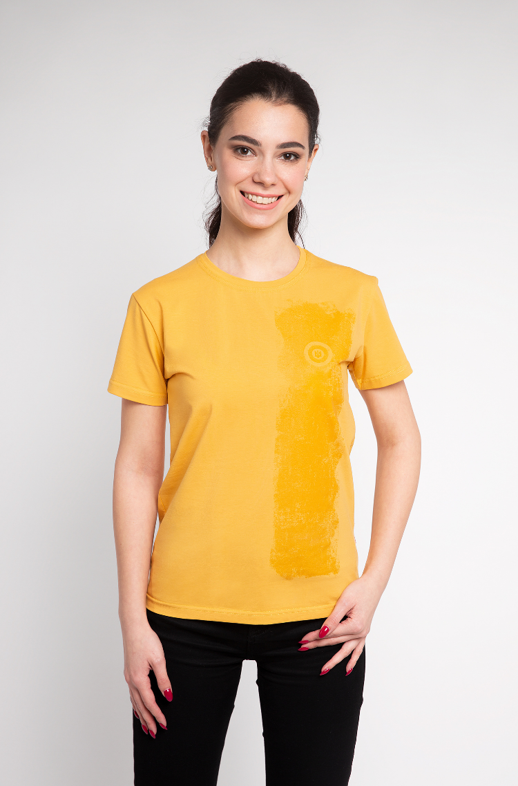 

жіноча футболка - НІЧОГО ЗАЙВОГО - жовтий, жіноча футболка - НІЧОГО ЗАЙВОГО - жовтий, XL