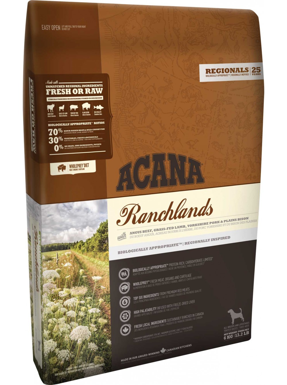 

Сухой корм ACANA Ranchlands Dog 6 кг