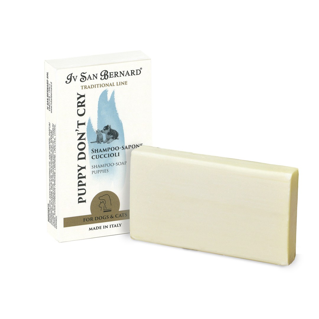 

Мыло Iv San Bernard Puppy Don’t Cry для щенков, бережная очистка, 75г